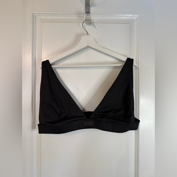 Skims Women’s Black Fixed Triangle Bikini Top - Size 4X (TOP ONLY) - Picture 1 of 9